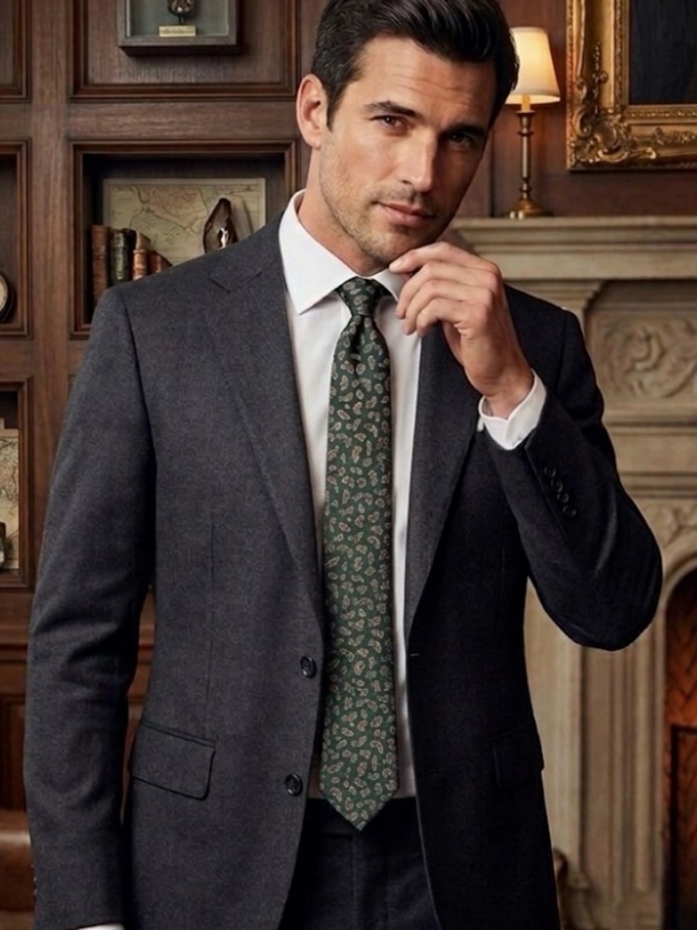 Pietro di Como Roma Milano polyester Tie